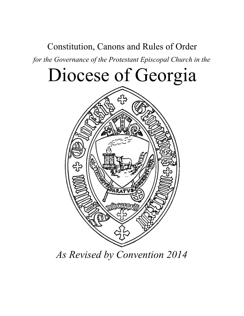 Constitution & Canons, Diocesan