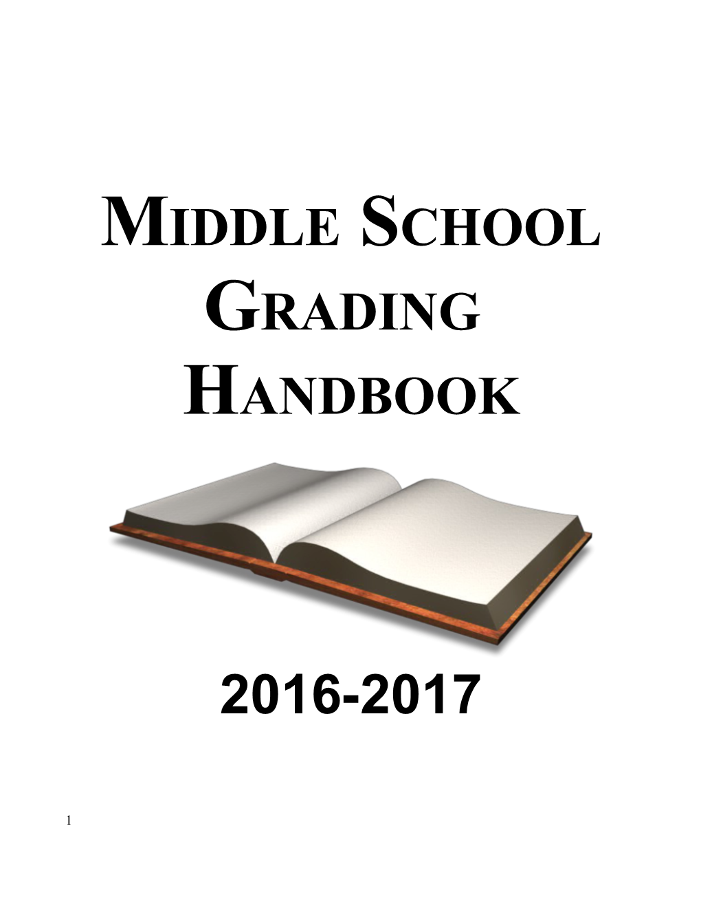 Grading Handbook Outline