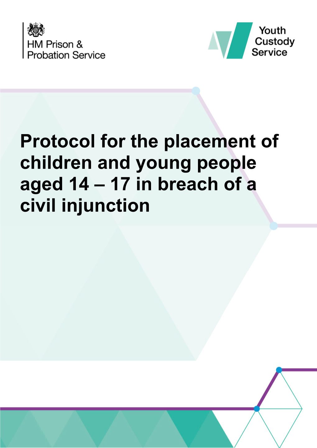 Youth Custody Service Report Template