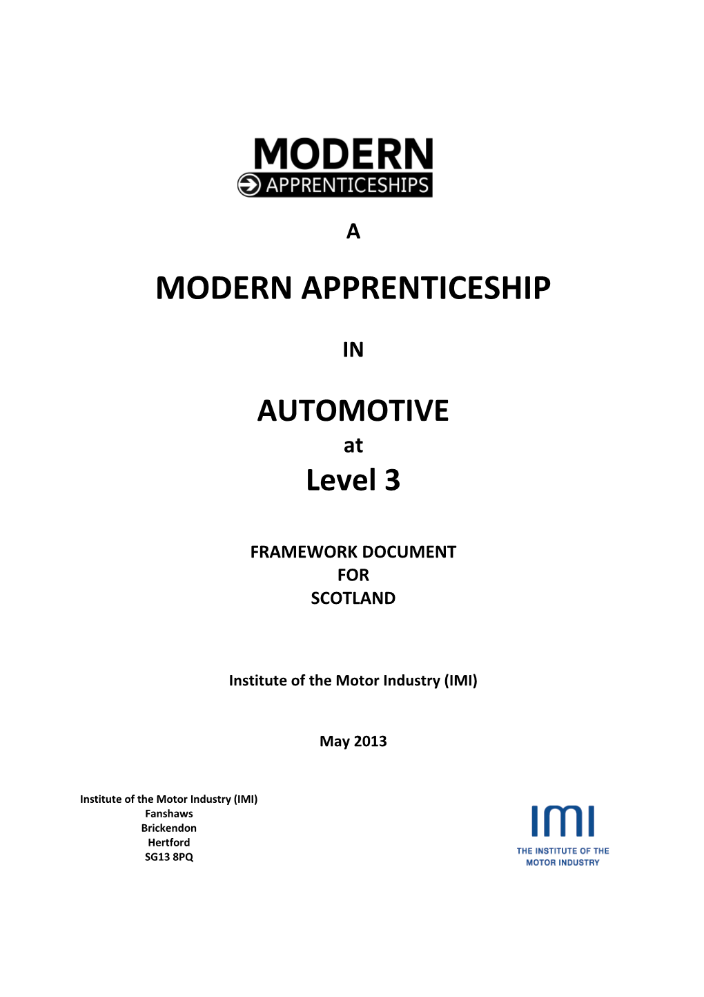 What Are Modern Apprenticeships?