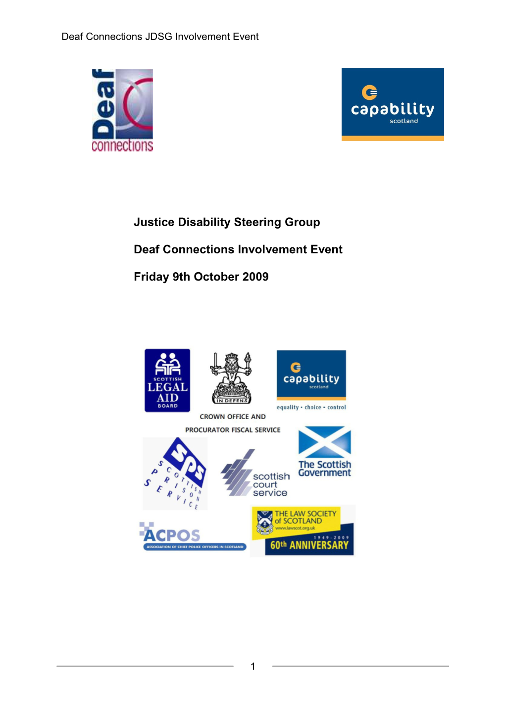Justice Disability Steering Group
