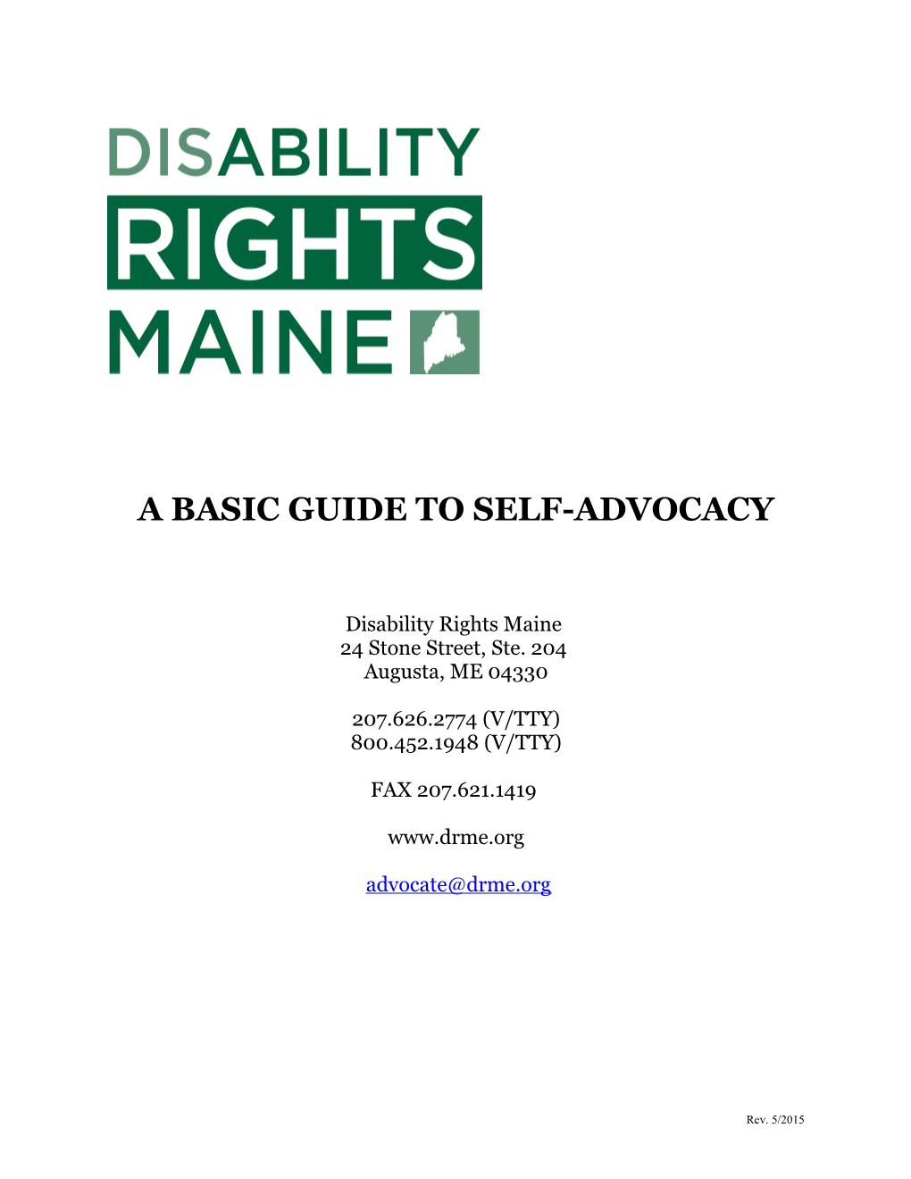 A Basic Guide to Self-Advocacy