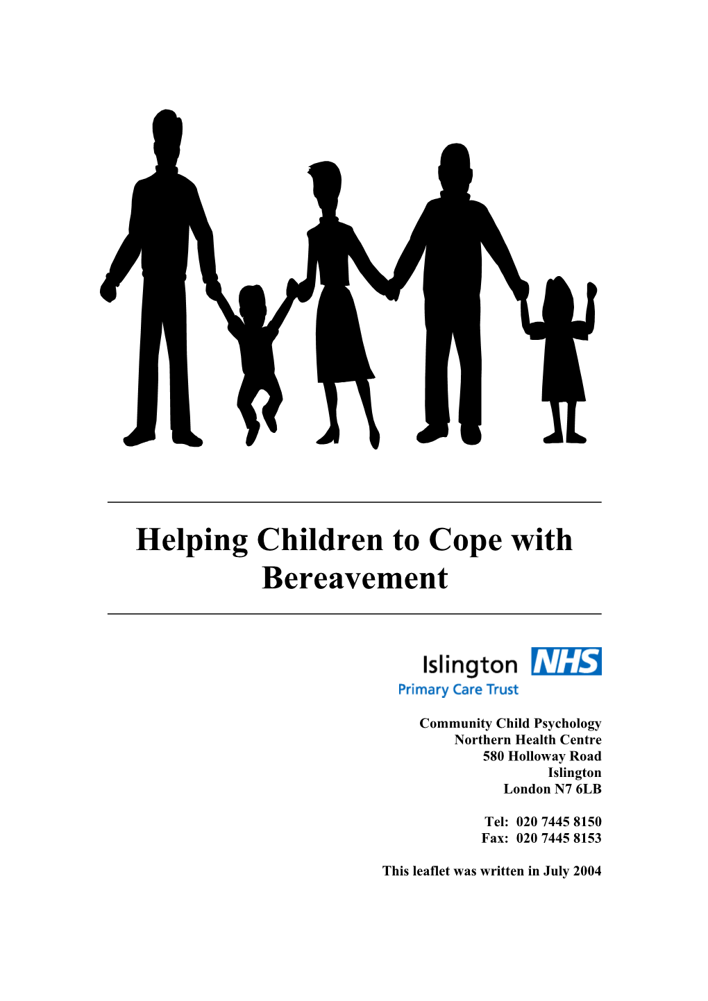 Helping Children to Cope with Bereavement