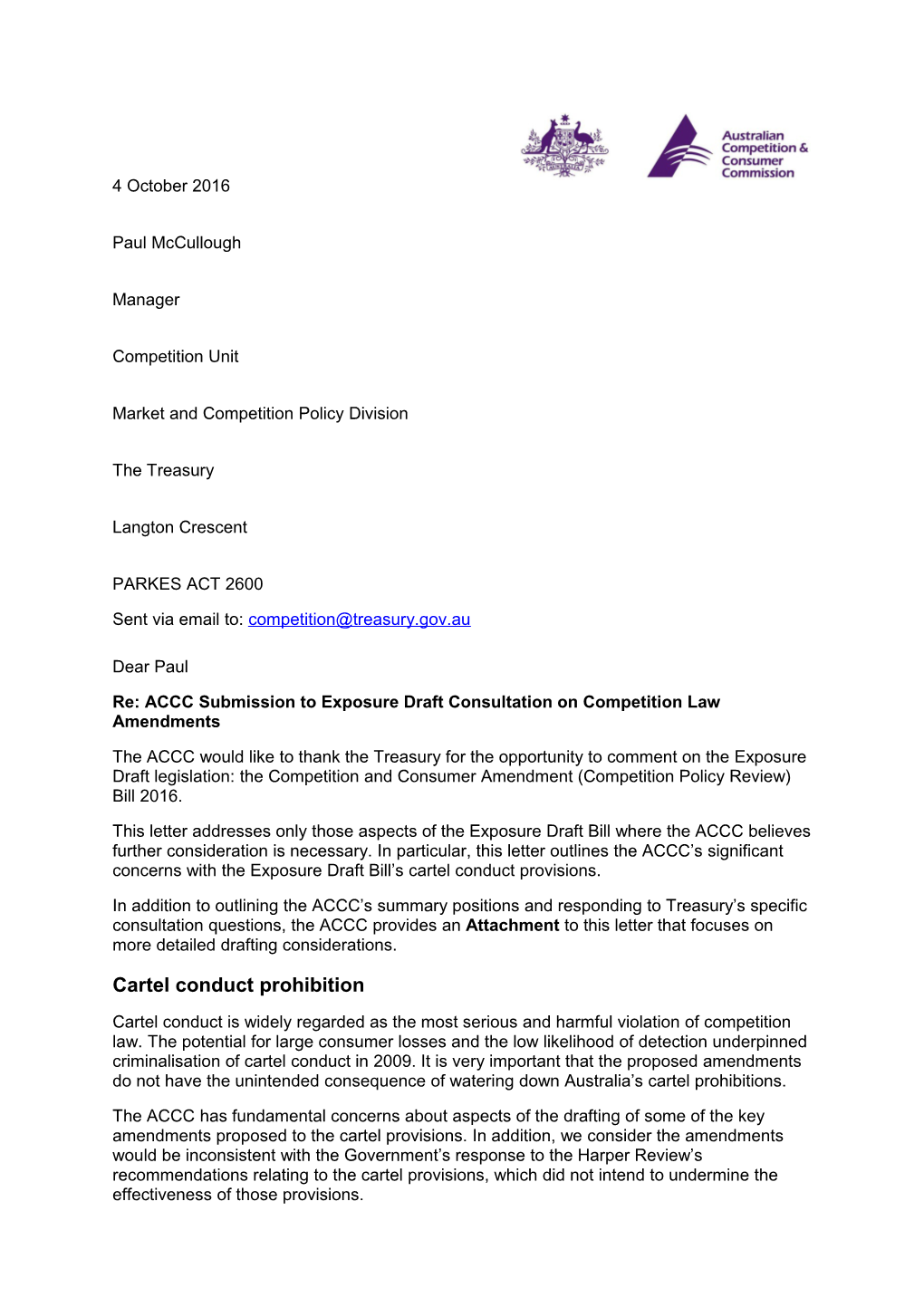 ACCC Generic Letterhead 25 JUNE 2015