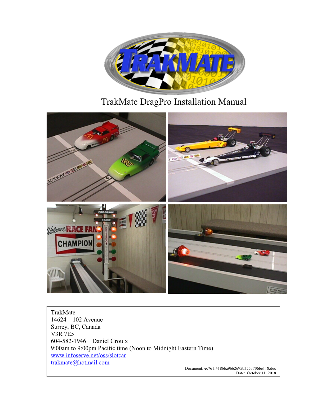 Trakmate Drag Pro Timing System