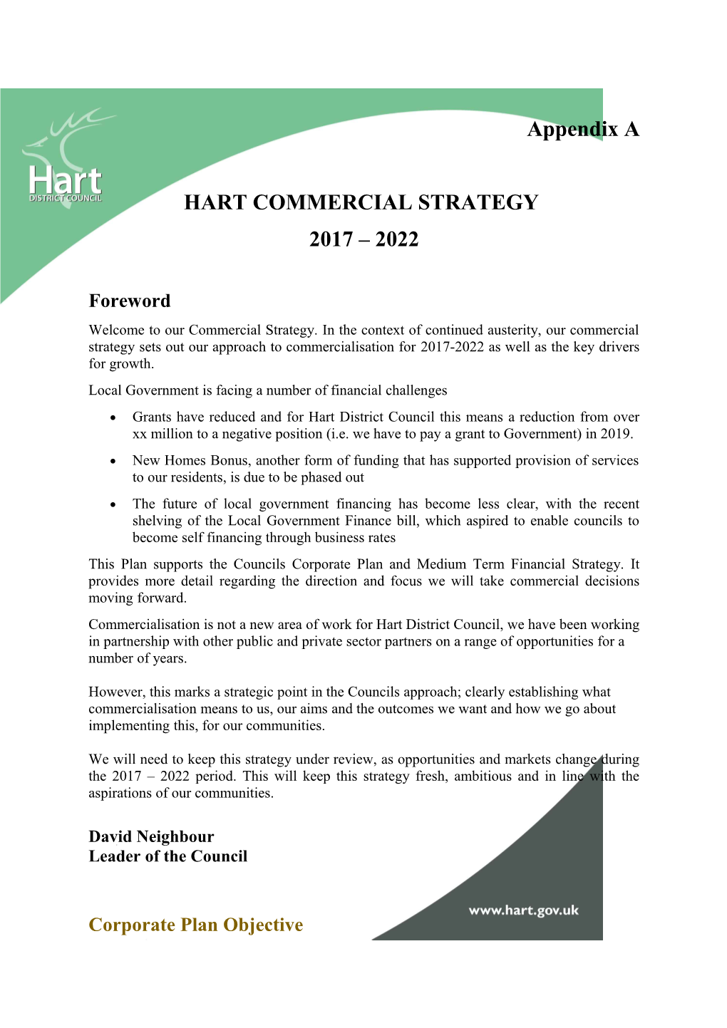 Hart Commercial Strategy