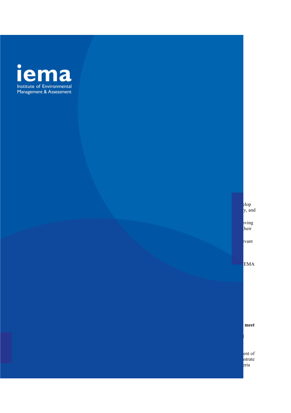 Who Is an IEMA Full Member?