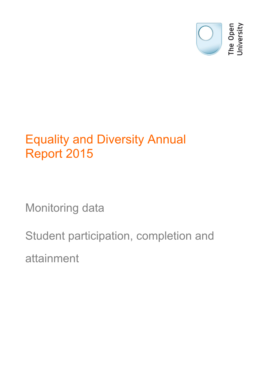 Equality and Diversity Annual Report 2010