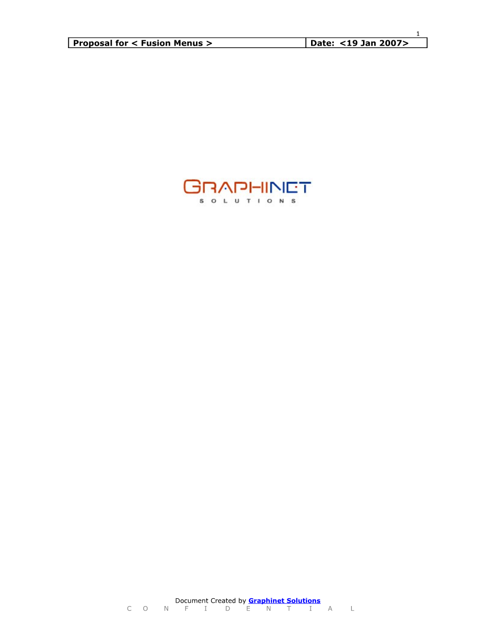 Proposal for Complete Website Redesigning Of