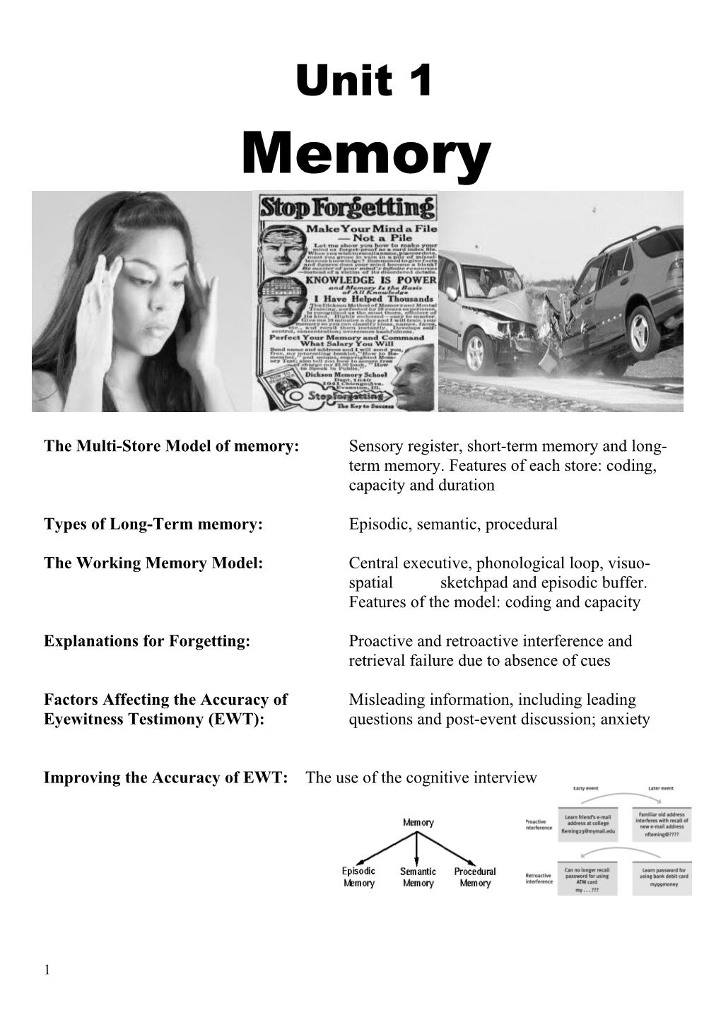 Types of Long-Term Memory: Episodic, Semantic, Procedural