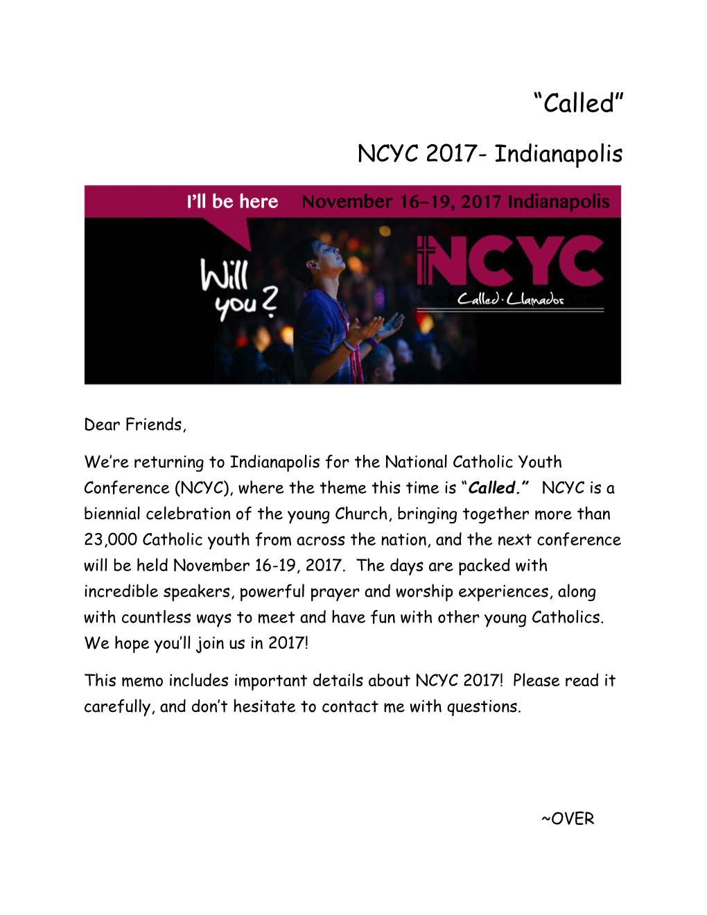 What Is NCYC and Who Is It For?