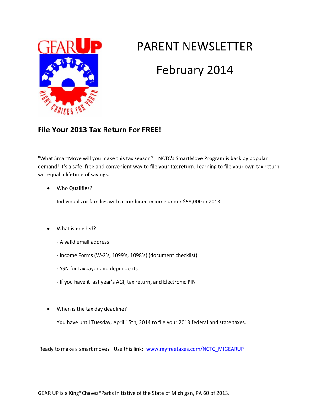 File Your 2013 Tax Return for FREE!