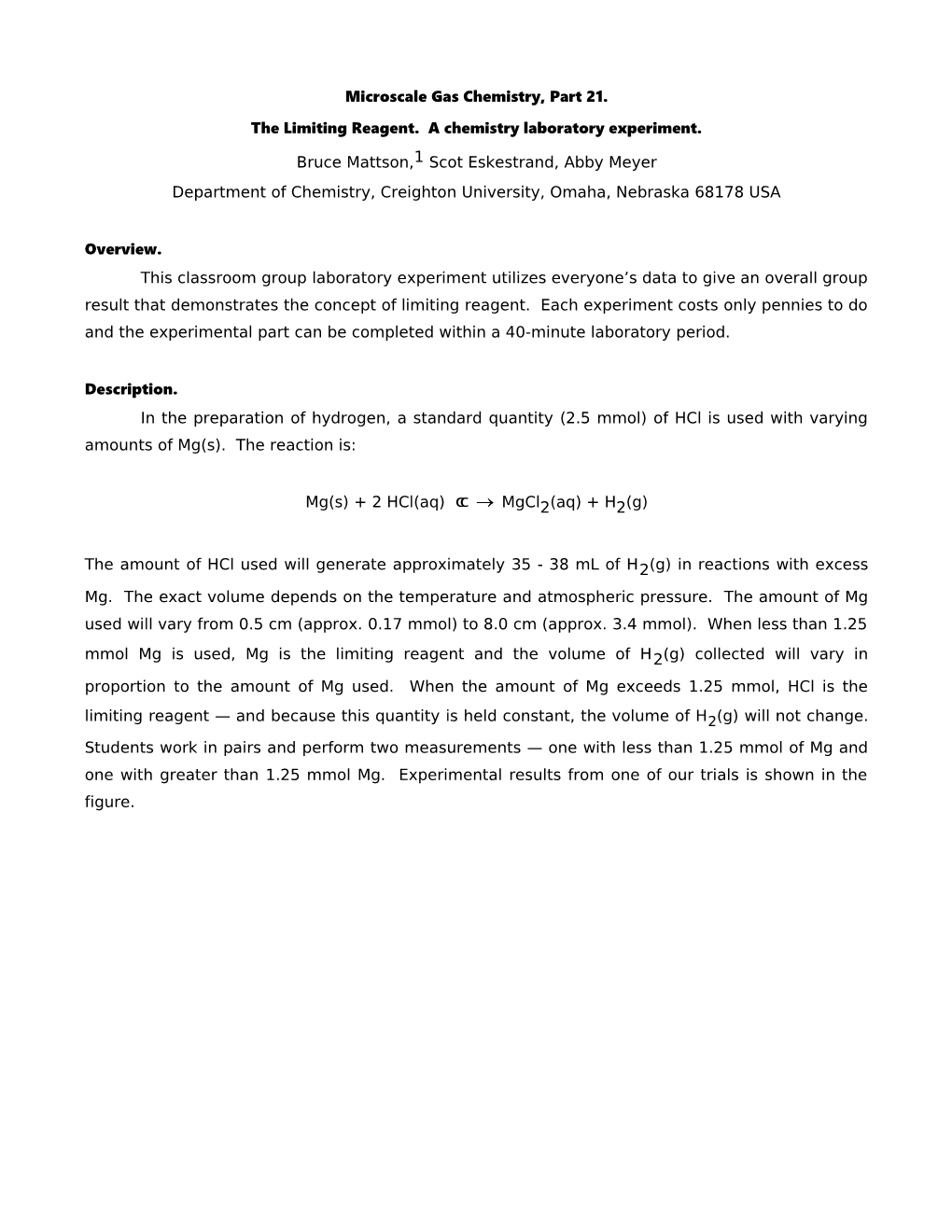 Microscale Gas Chemistry, Part 17