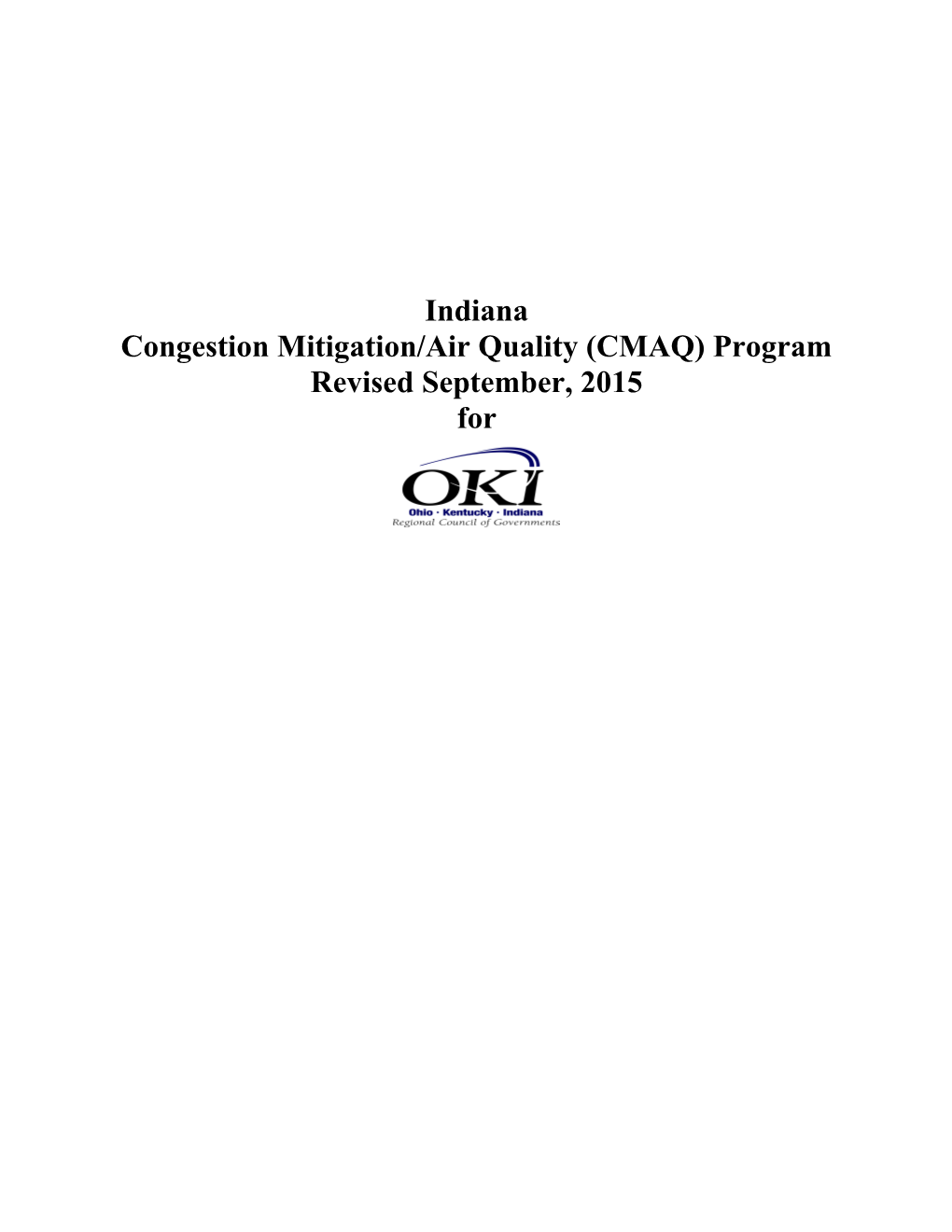 Congestion Mitigation/Air Quality (CMAQ) Program