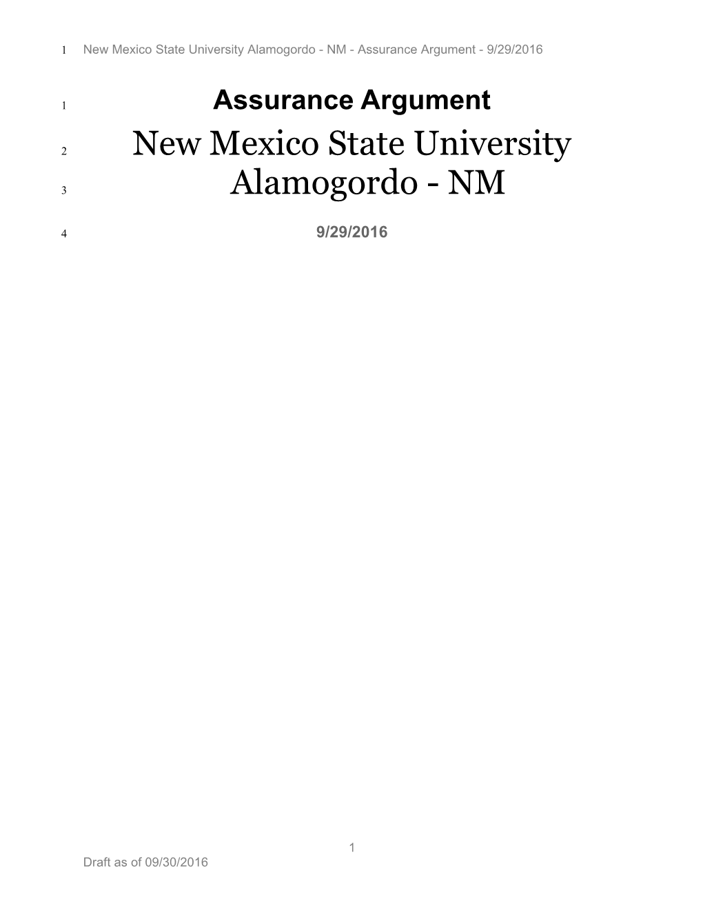 New Mexico State University Alamogordo - NM