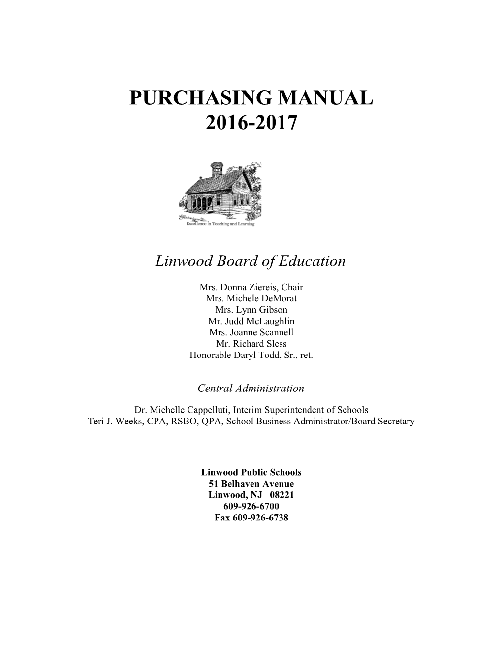 Purchasing Manual