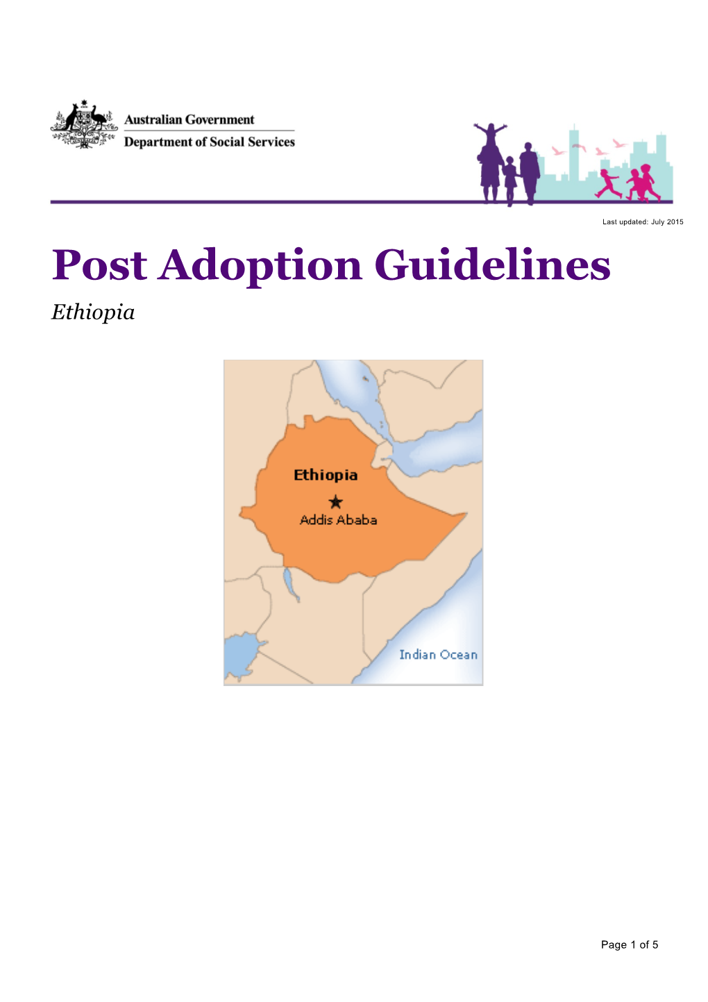 Post Adoption Guidelines