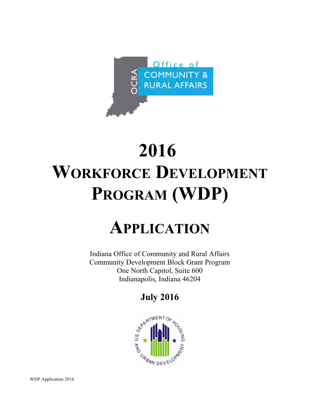 Workforce Development Program (WDP)