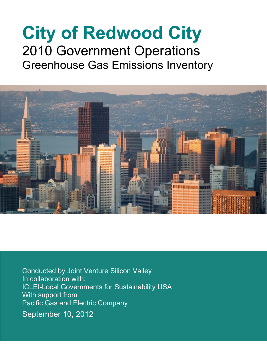 Government Operations Inventory Report Template