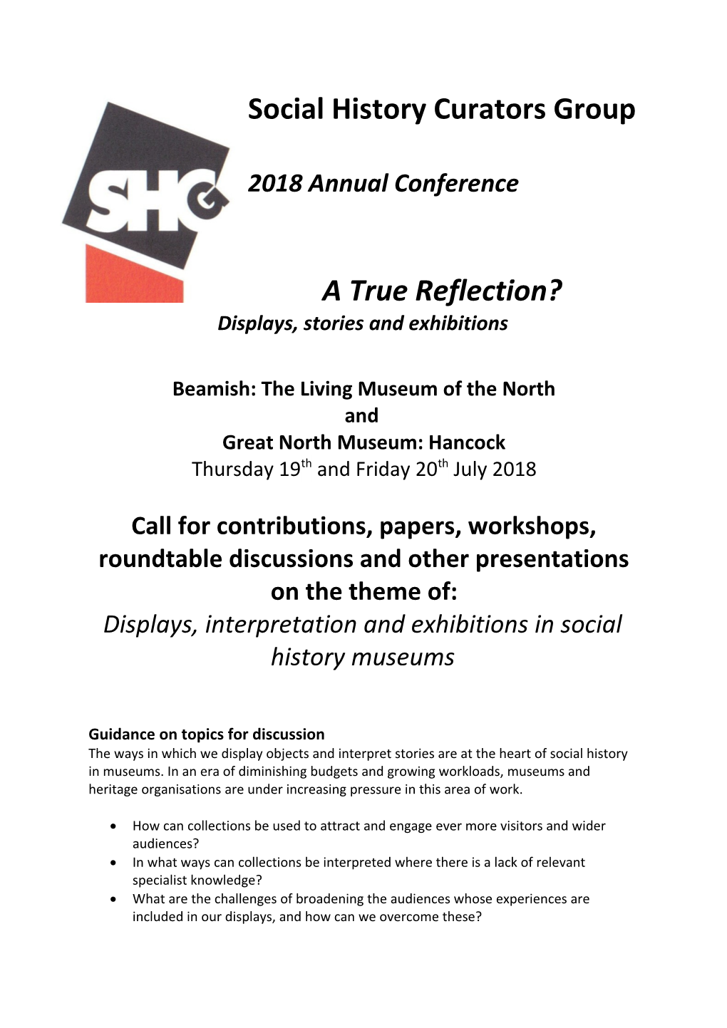 2018 Annual Conference