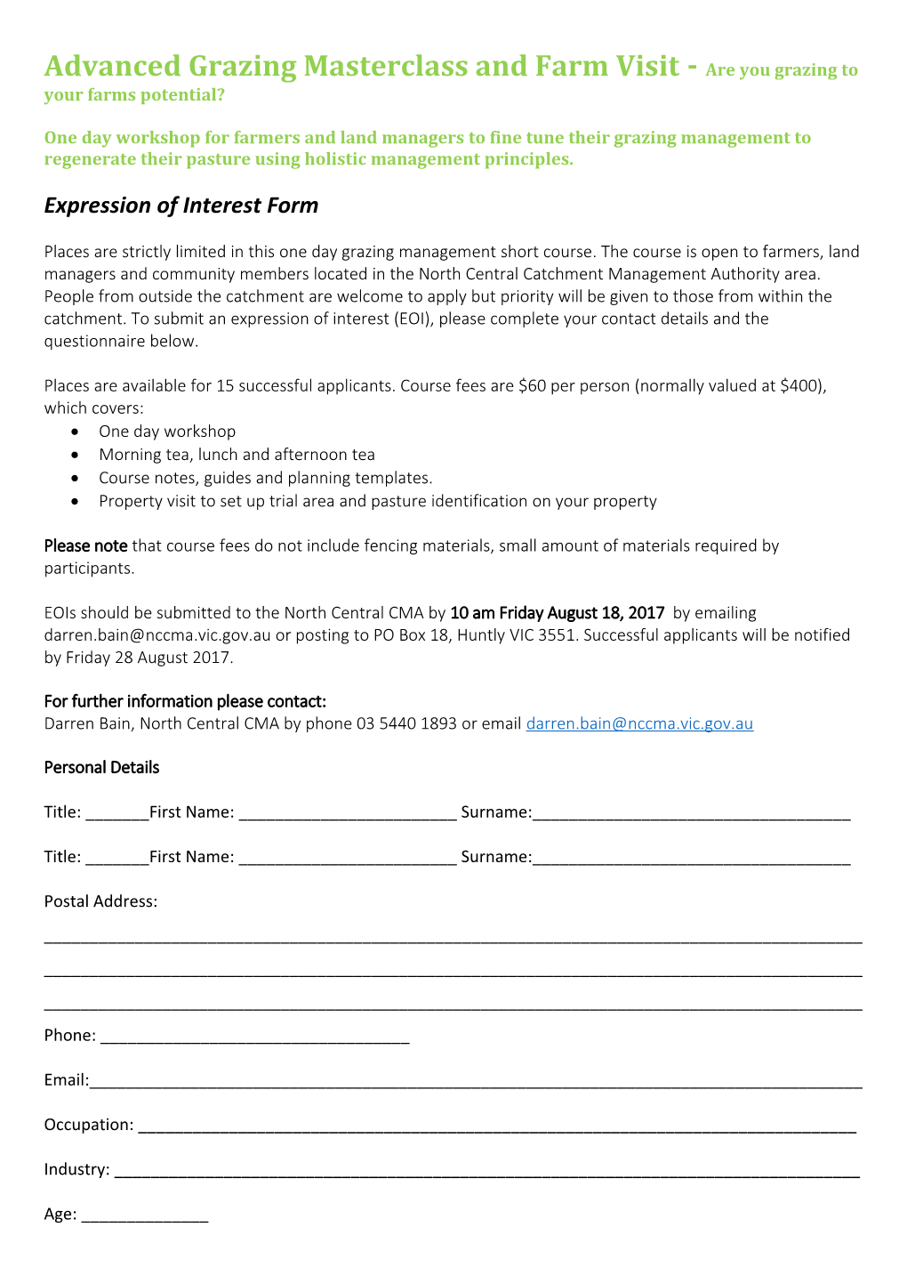 Advanced Grazing Masterclass and Farm Visit- Are You Grazing to Your Farms Potential?