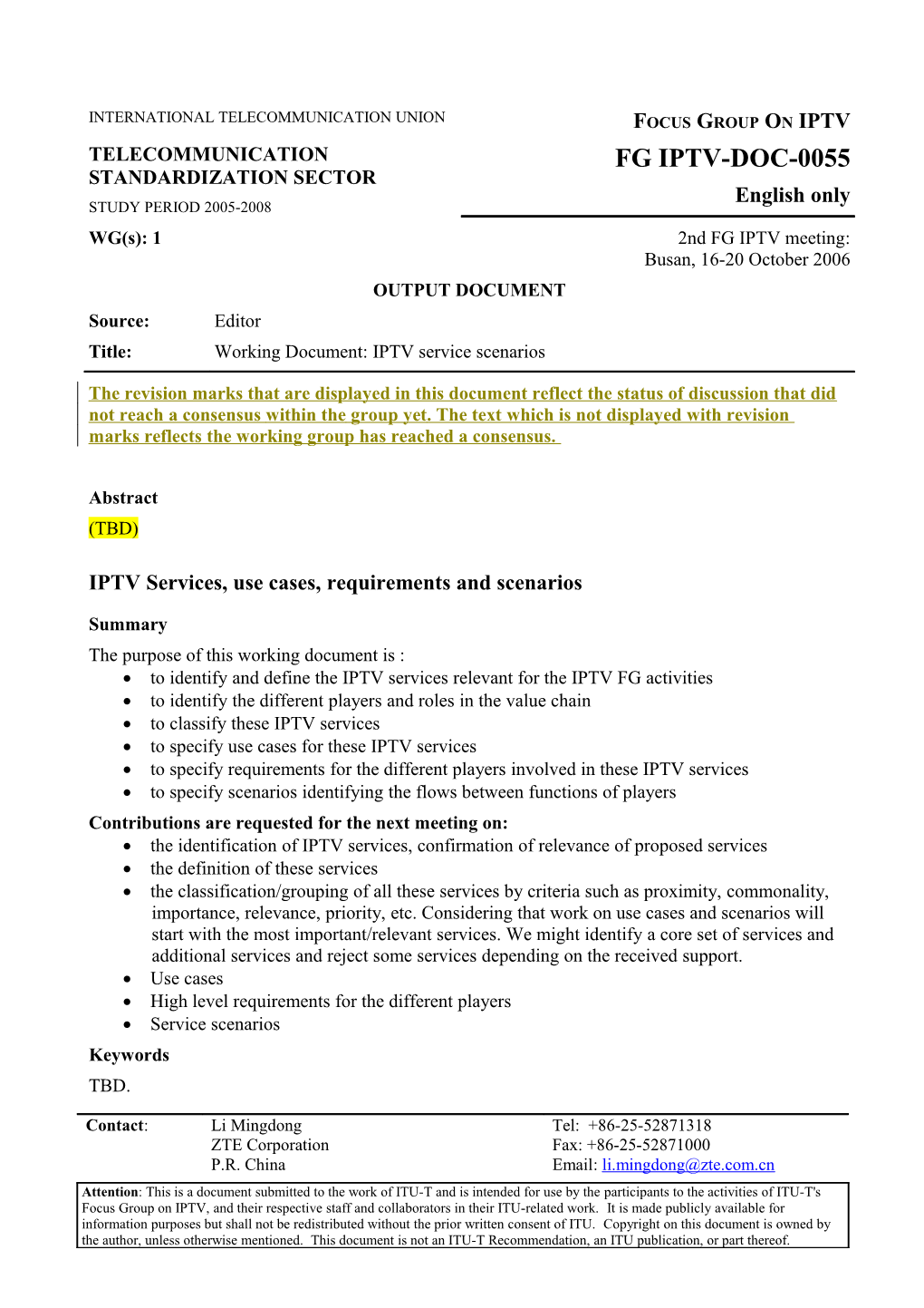 TEMPORARY DOCUMENT (Ref. : TD 199 (WP 2/13)): Draft Recommendation Y.2012 (Formally Y.NGN-FRA)