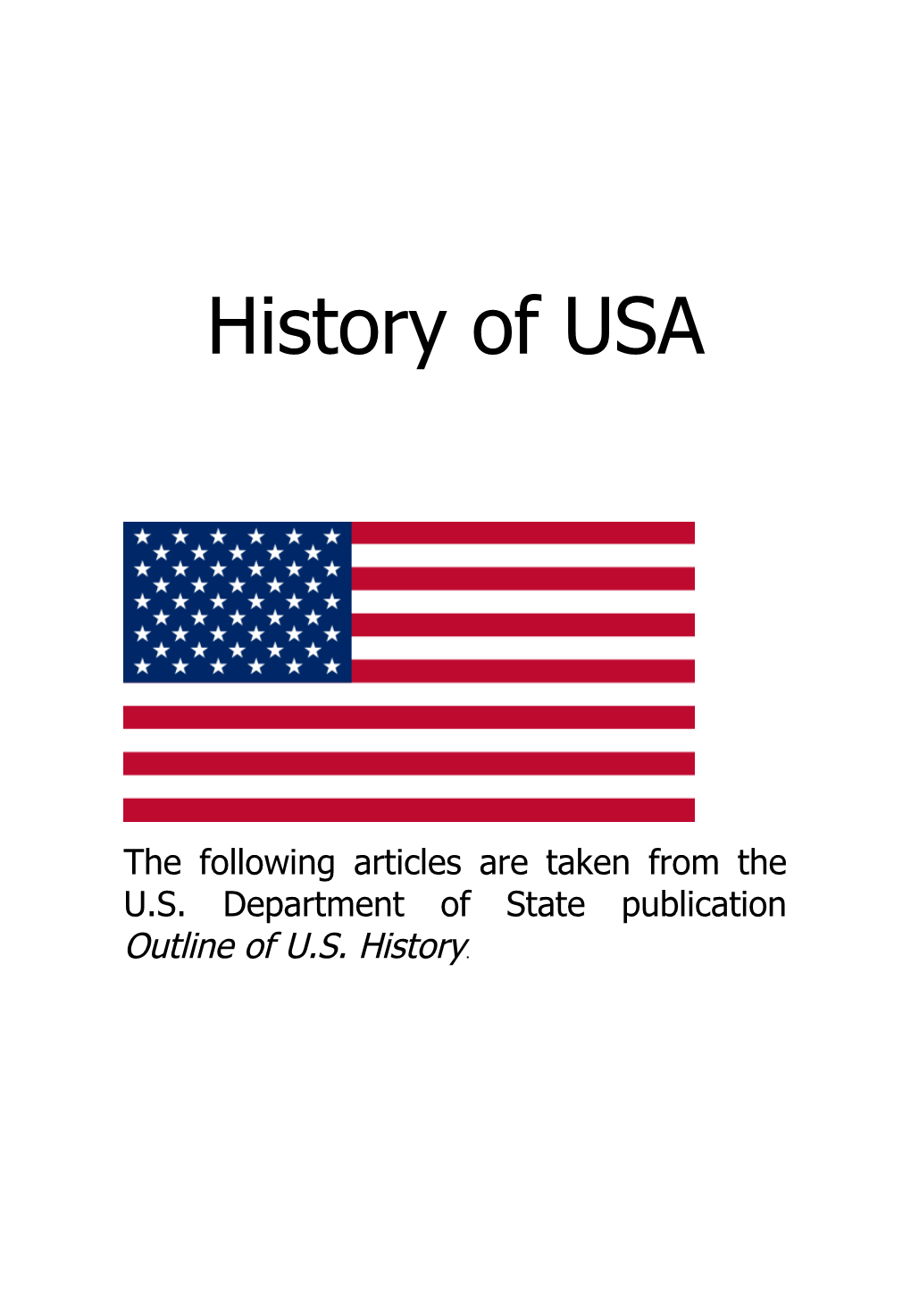 History of USA