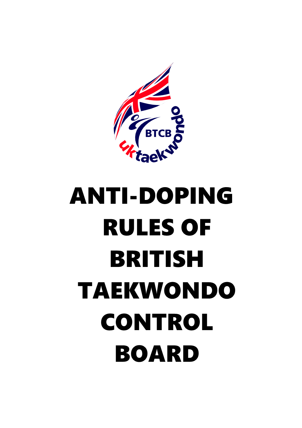 Anti-Doping Rules of British Taekwondo Control Board