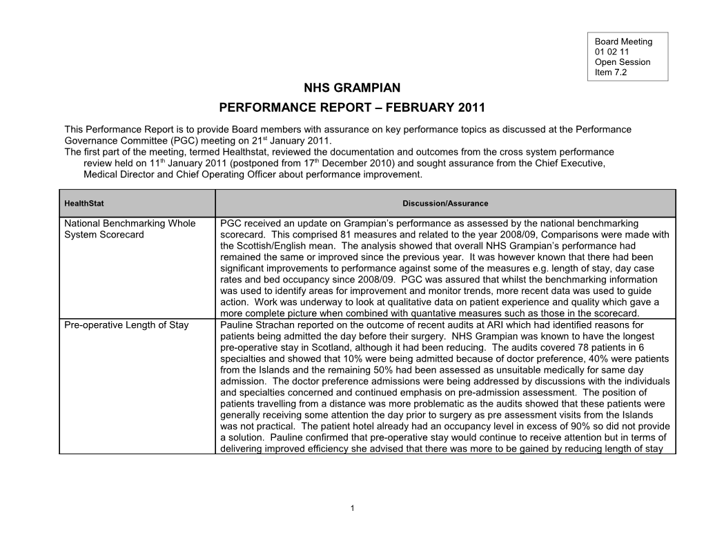 Item 7.2 for 1 Feb 2011 PGC Report