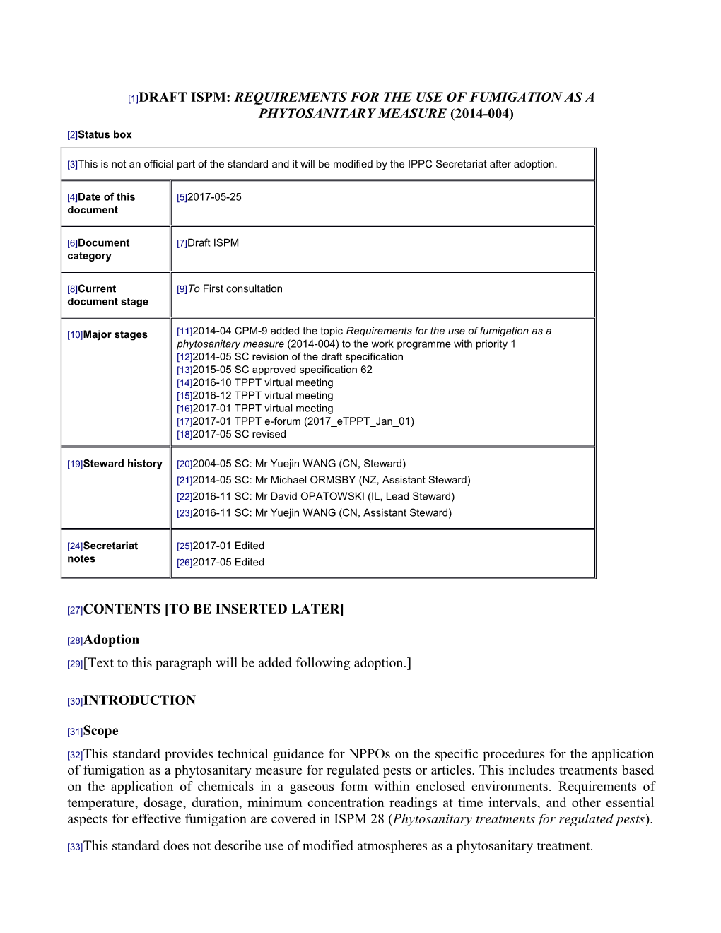 Guidelines for the Use of Fumigation As a Phytosanitary Measure