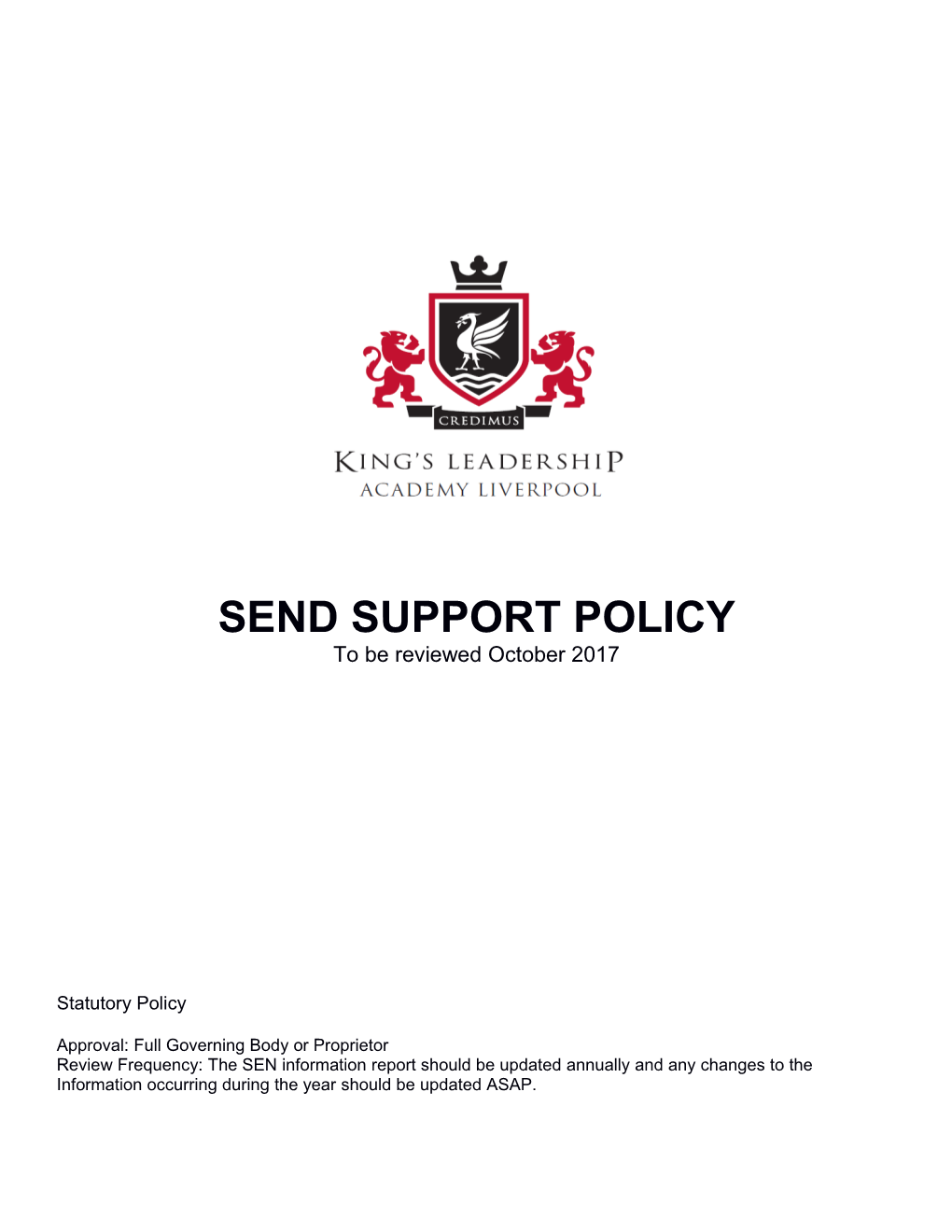 Send Support Policy