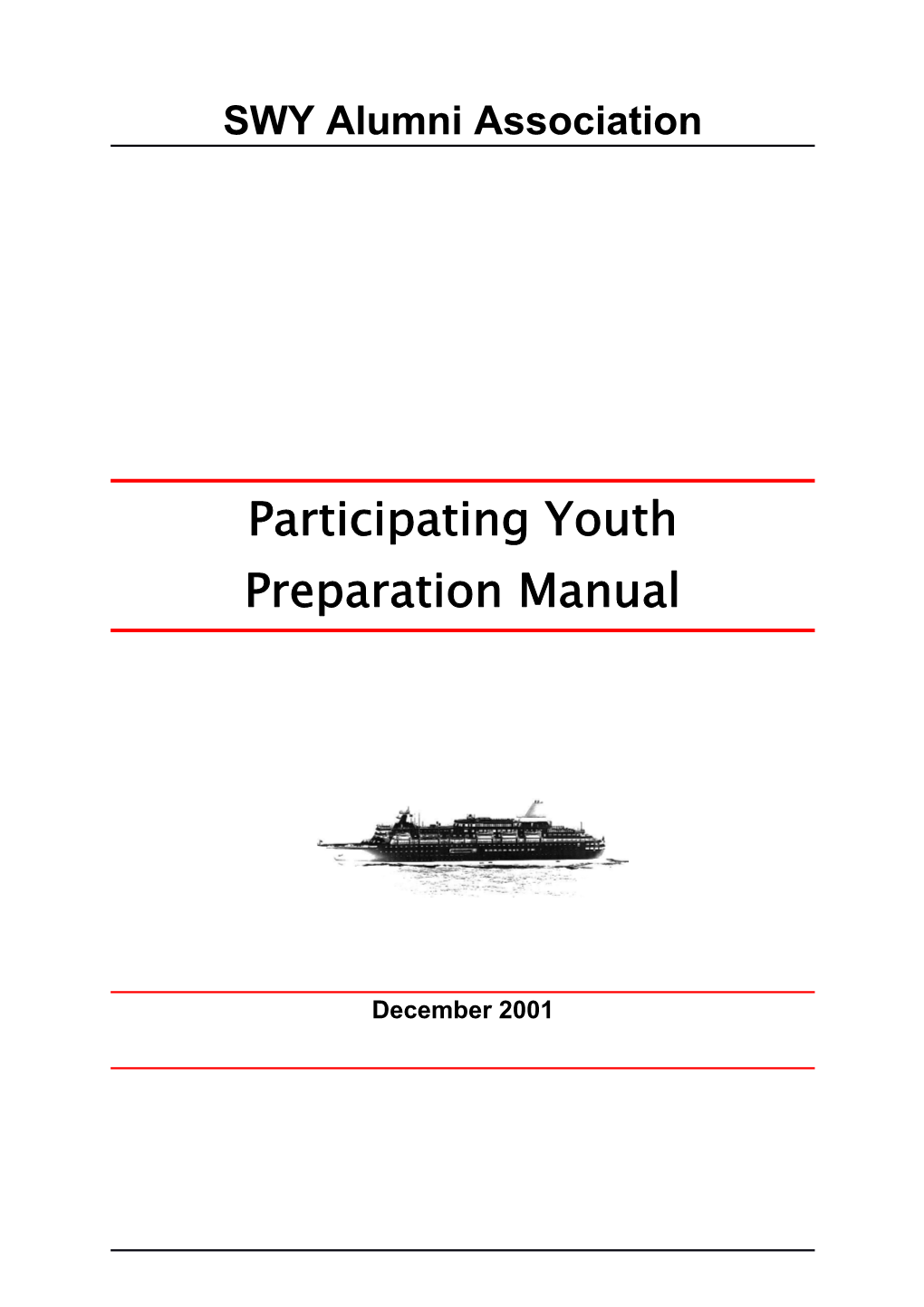 Participating Youth Preparation Manual