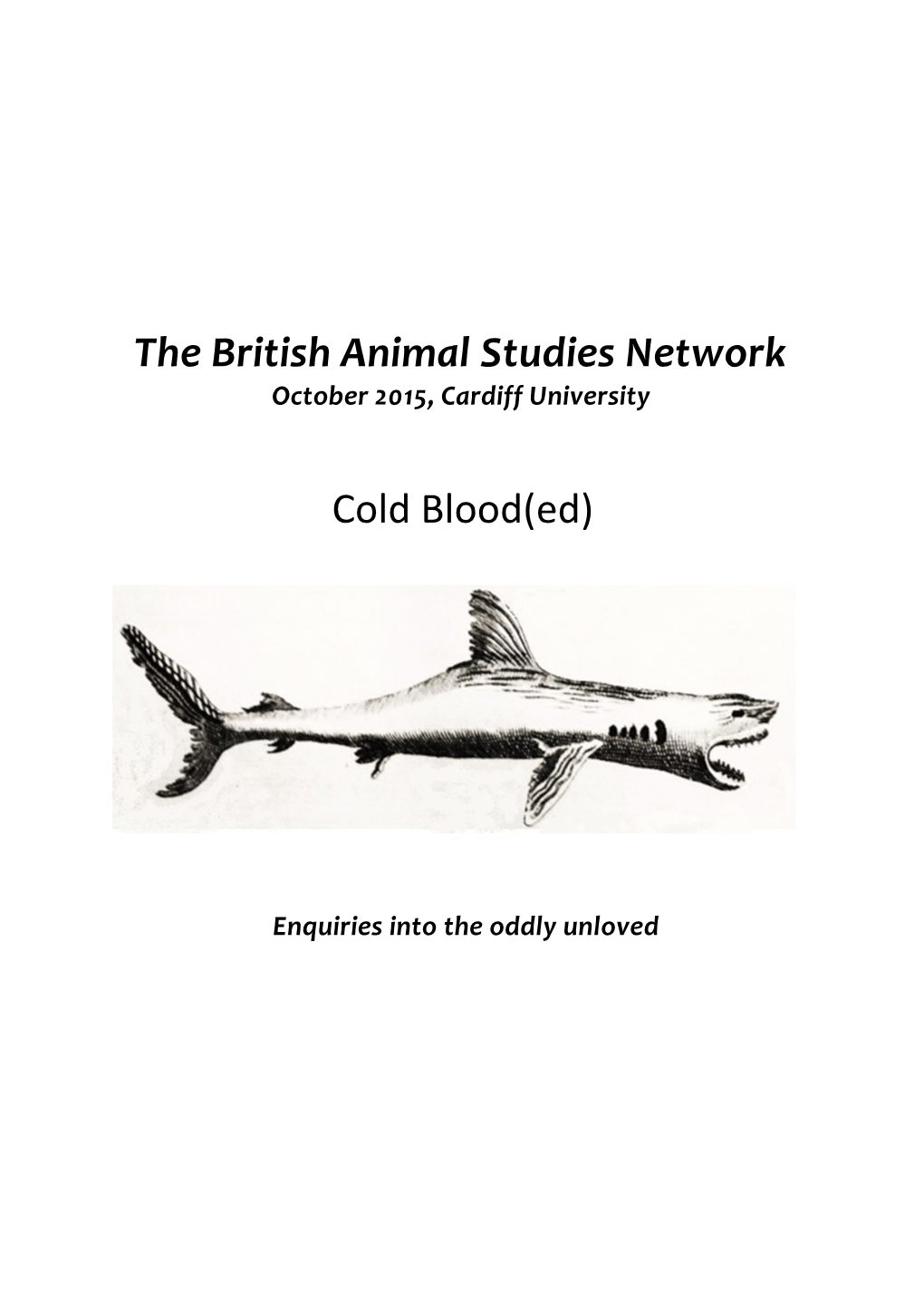 The British Animal Studies Network