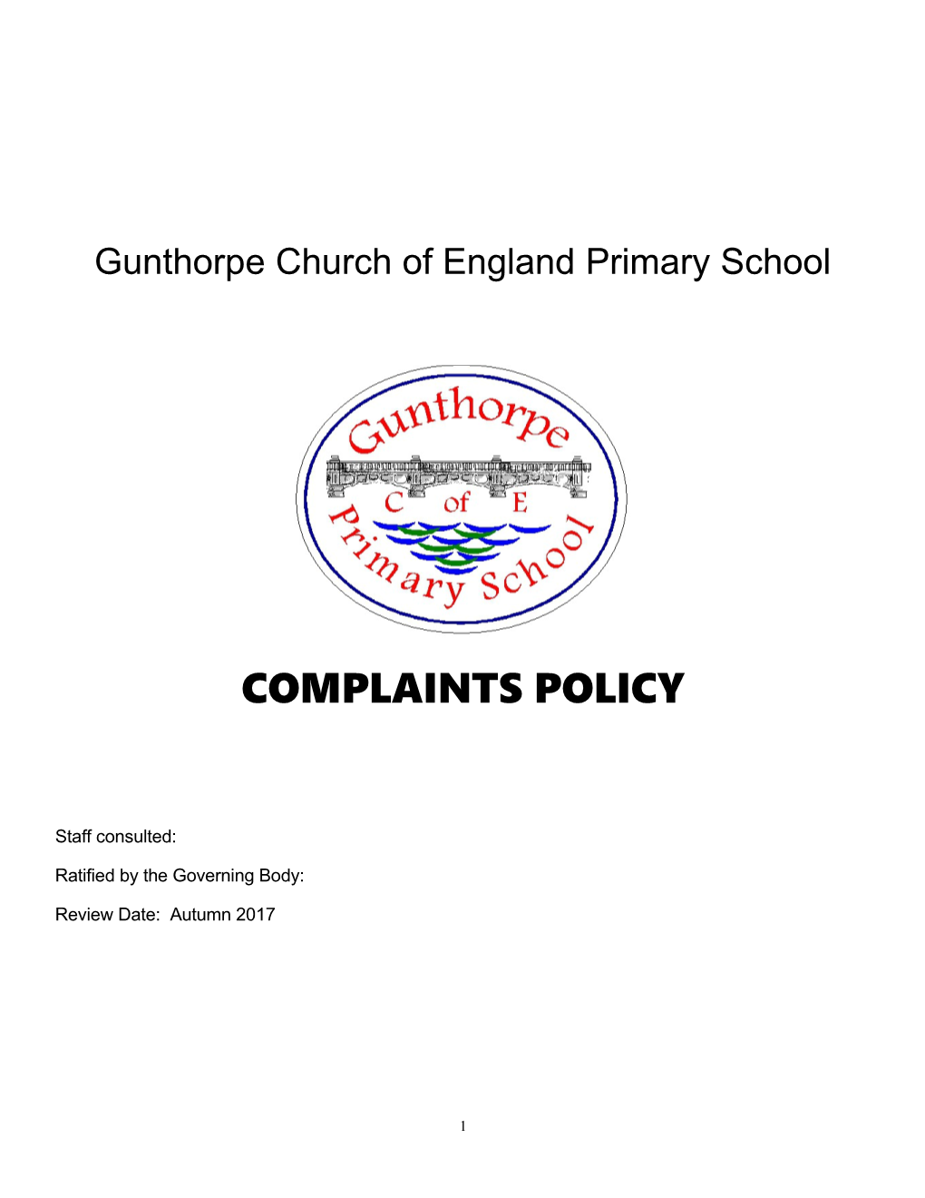Gunthorpe Church of England Primary School