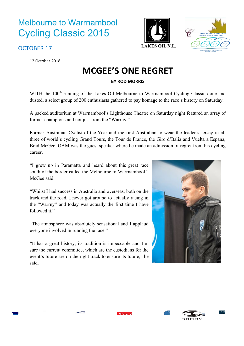 Mcgee S One Regret