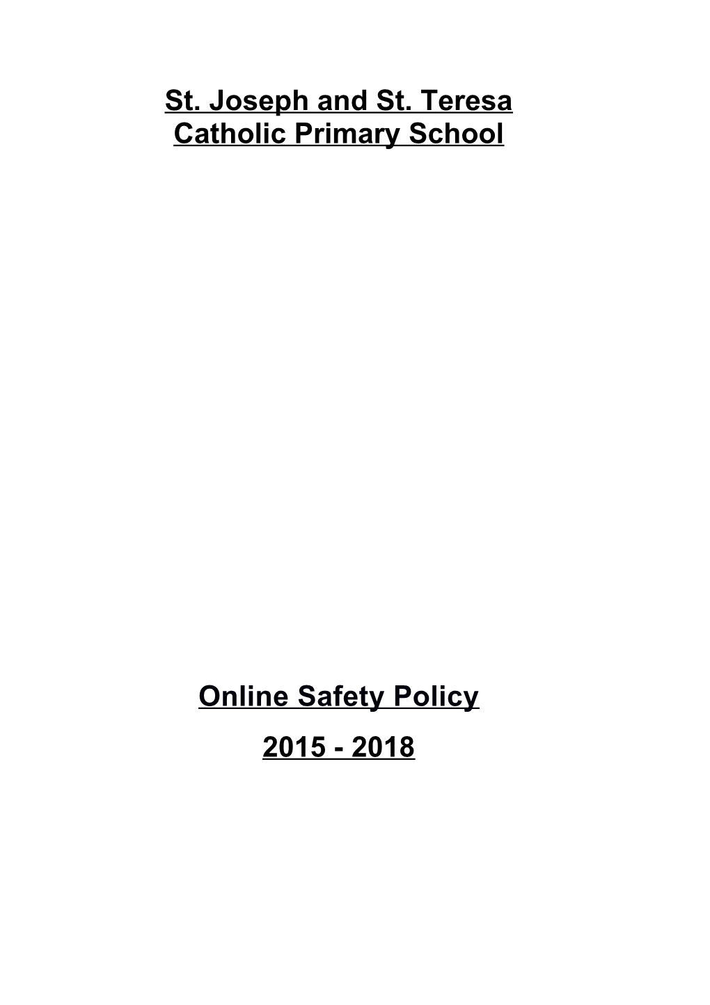 Review of Esafety Policy