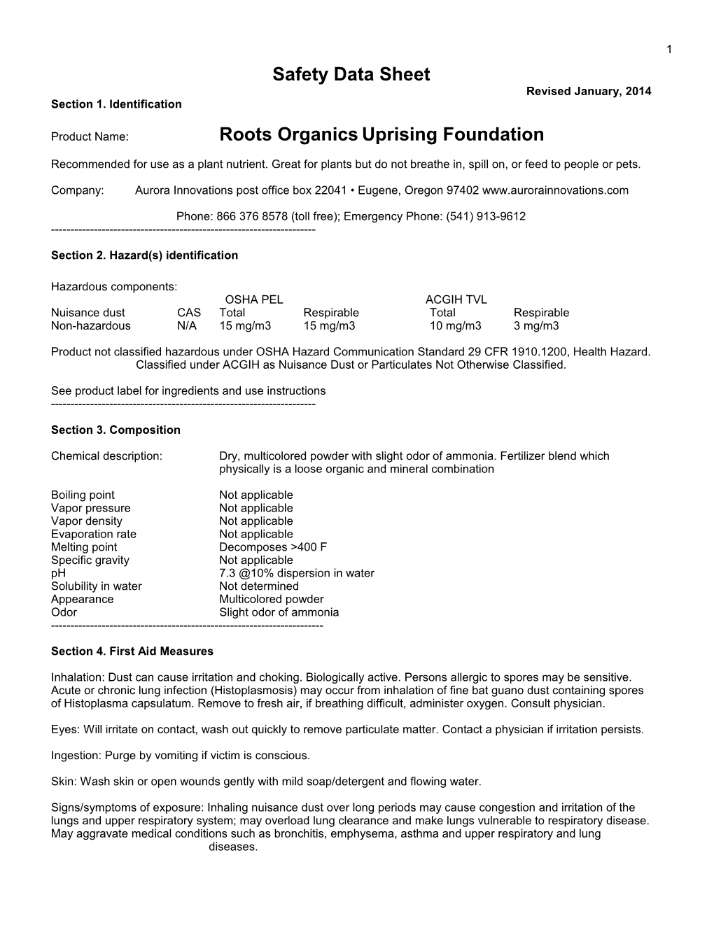 Product Name: Roots Organicsuprising Foundation