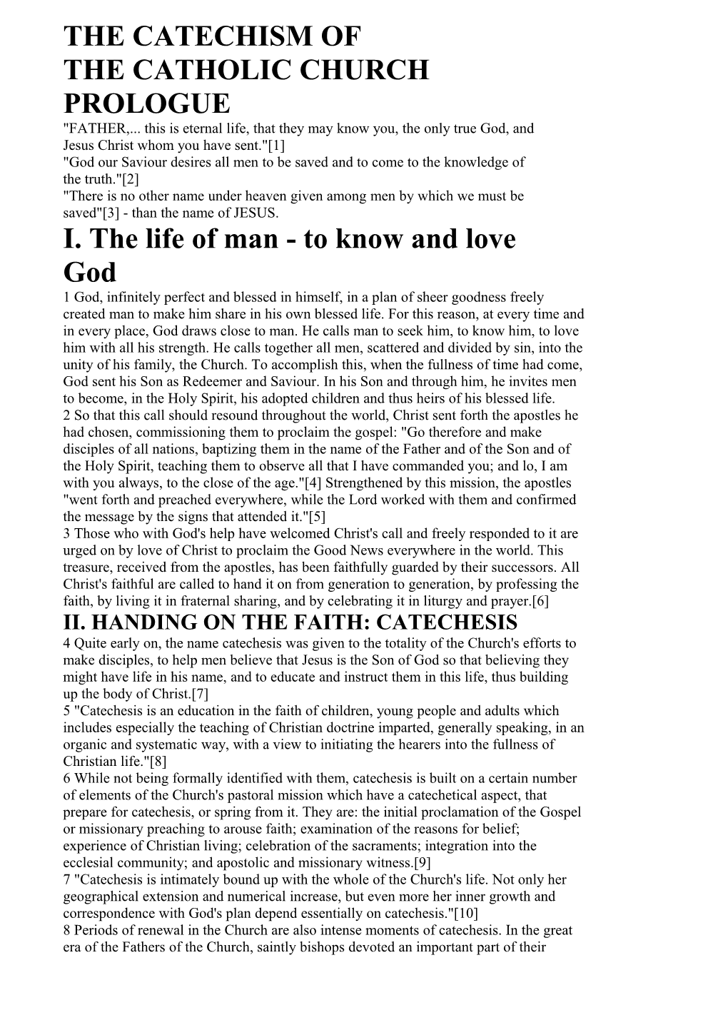 The Catechism Of