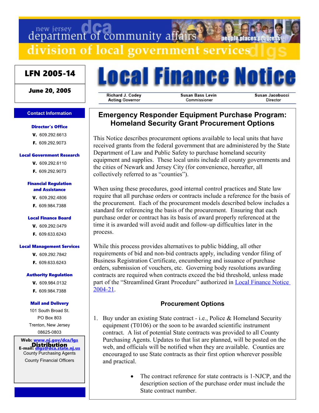 Local Finance Notice 2005-14June 20, 2005Page 1