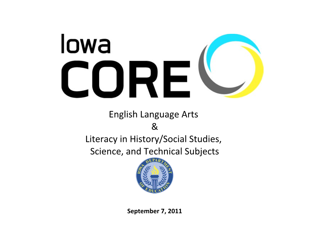 Iowa Core Literacy