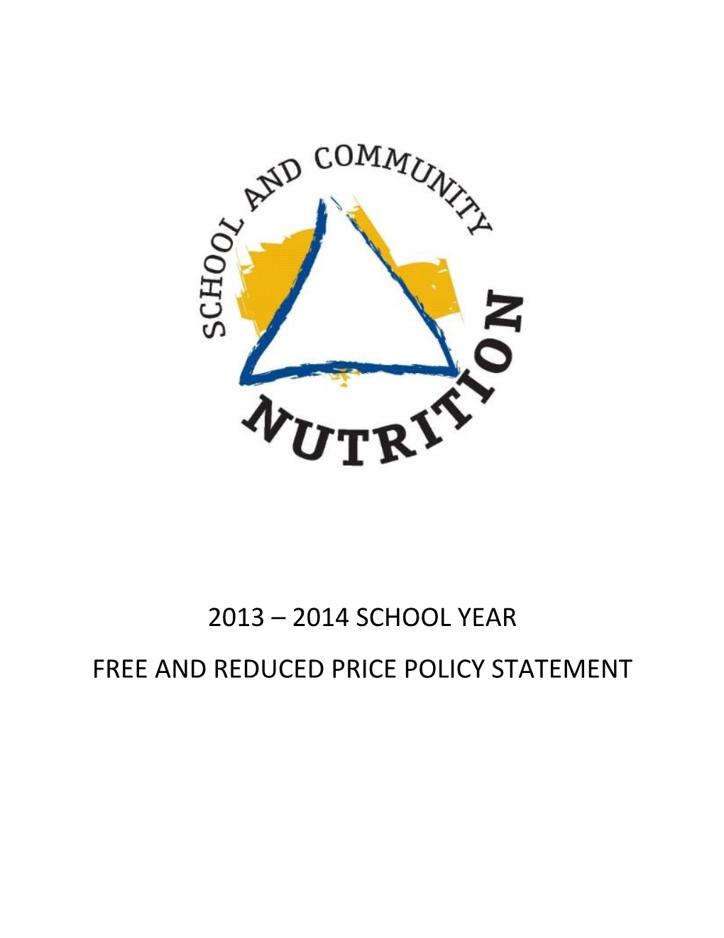 Free and Reduced Price Policy Statement