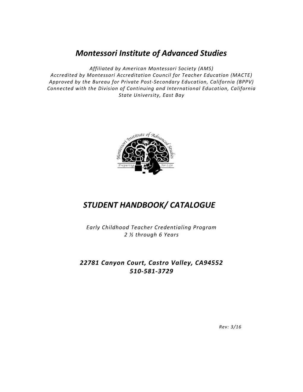 Montessori Institute of Advanced Studies