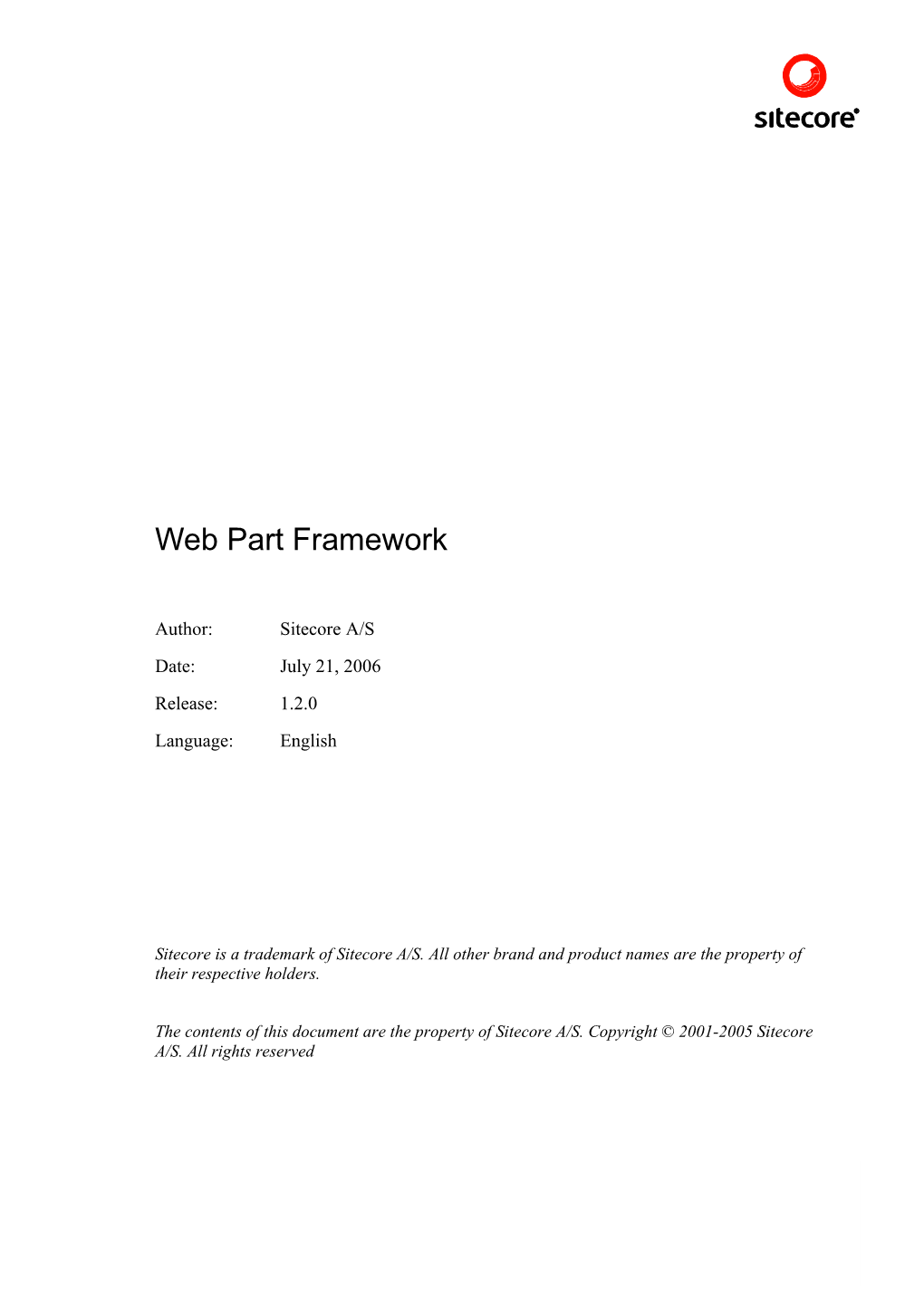 Web Part Framework