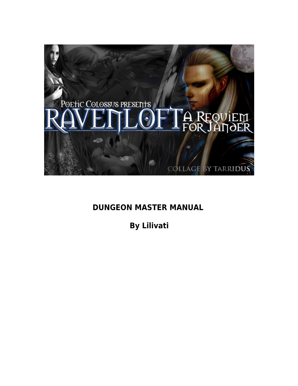 Dungeon Master Manual
