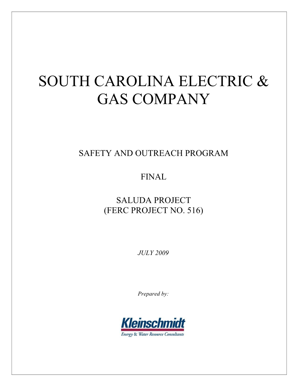 South Carolina Electric & Gas Company