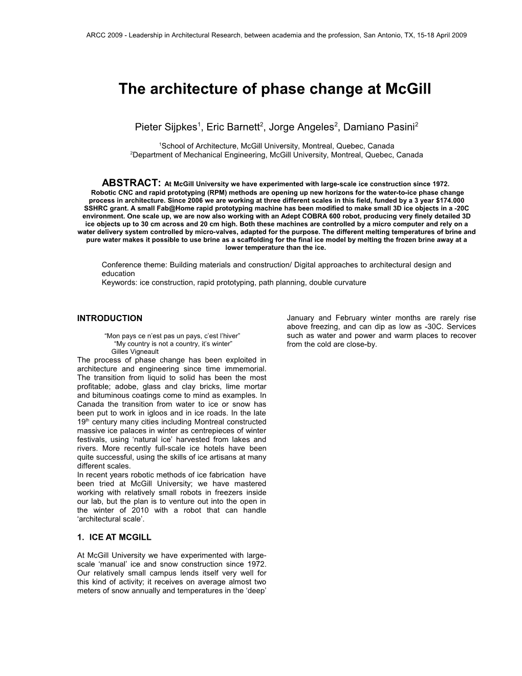 Template and Instructions for Preparation of Full Paper for PLEA2004 (Oral Or Poster