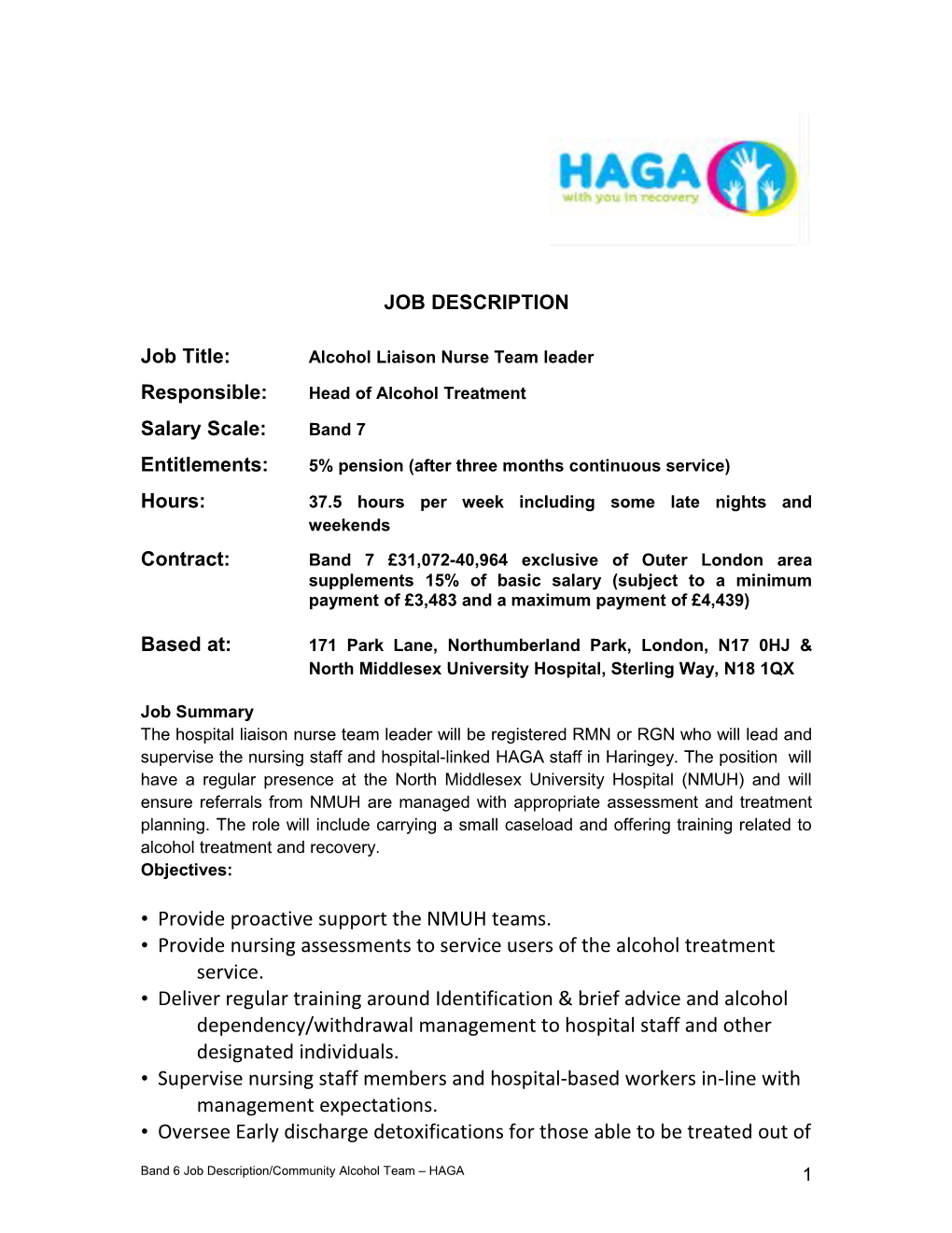 Haringey Advisory Group on Alcohol (HAGA)