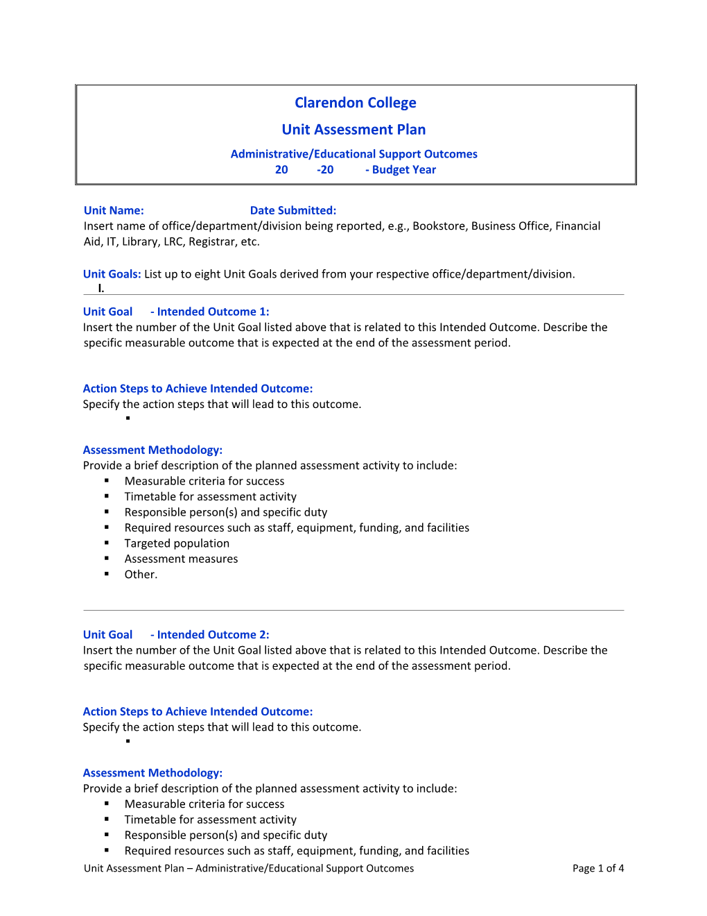 Adm-Edu Assessment-Plan-Form-B1-Template