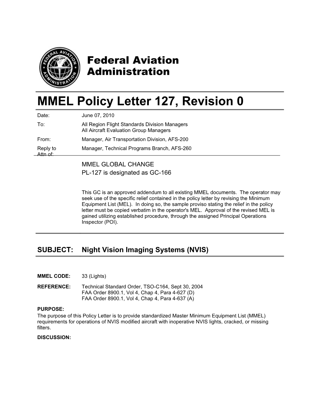 Policy Letter: Type PL # Revision # Draft