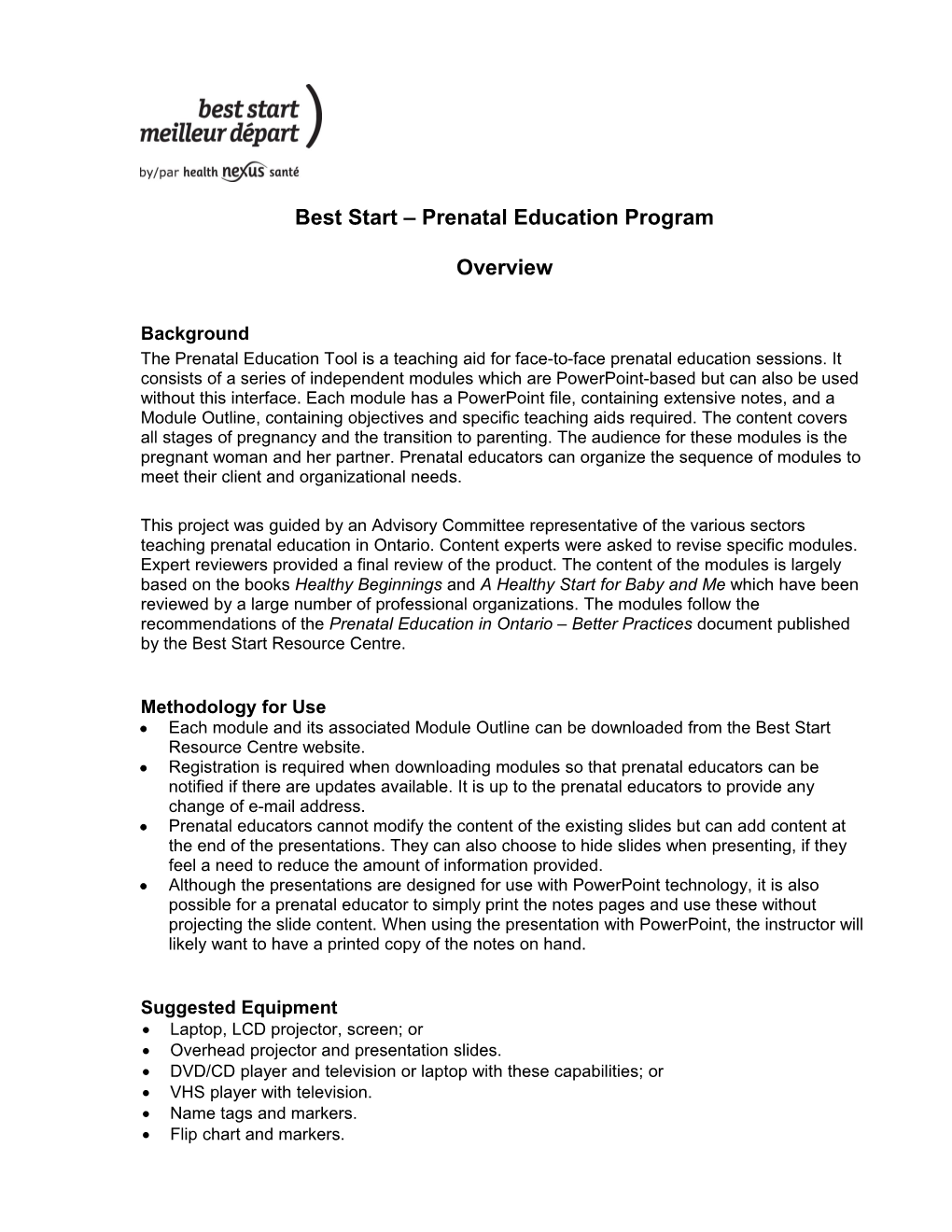 Prenatal Education Tool